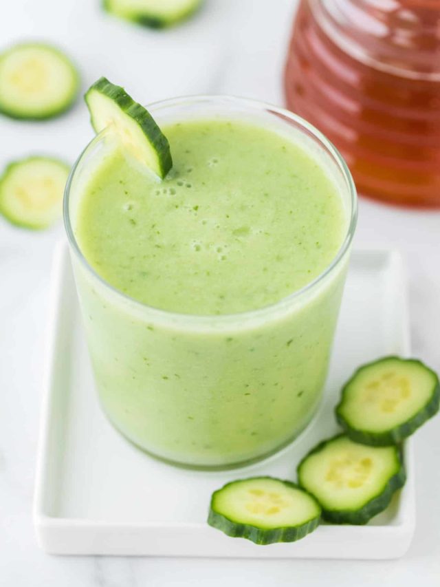 Cucumber Lime Smoothie - Clean Eating Kitchen