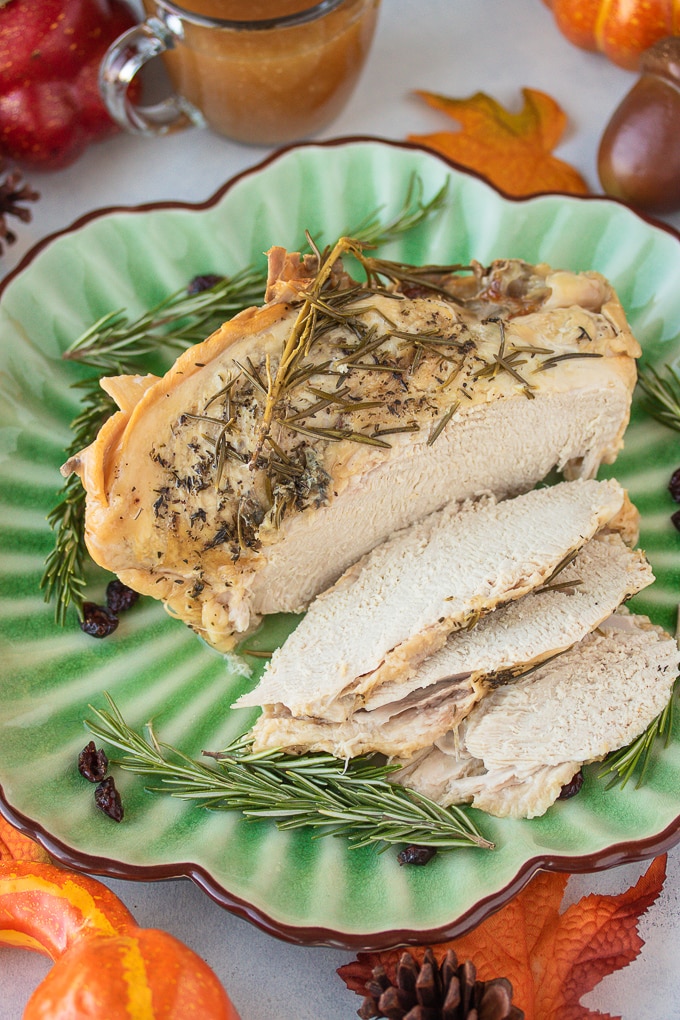 Healthy Instant Pot Turkey Breast & Gravy - Clean Eating Kitchen