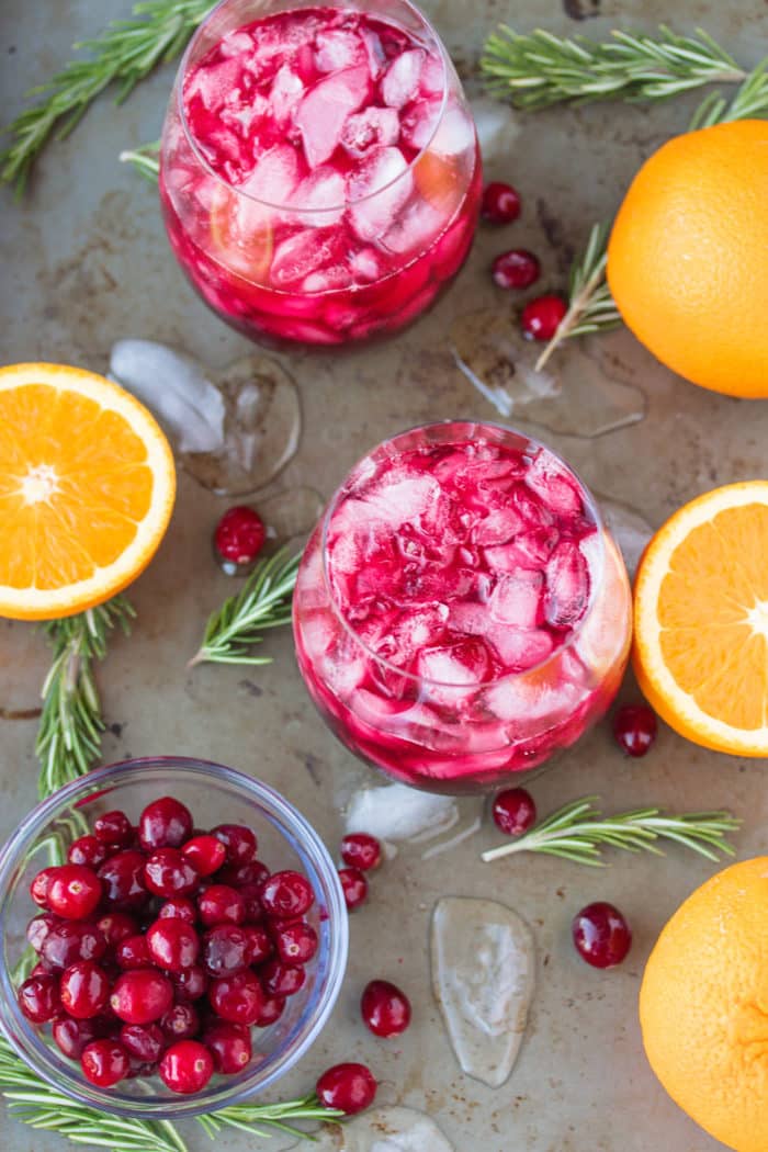 Pomegranate Cranberry Mocktail (Sugar-Free)
