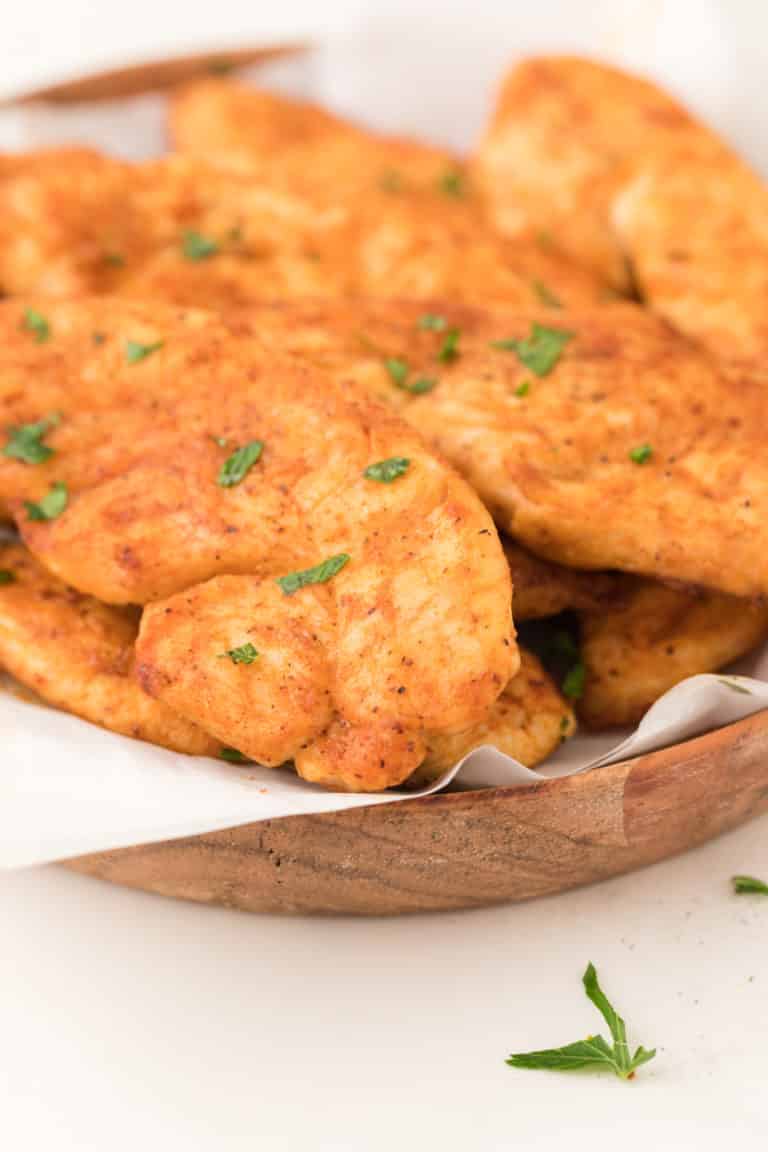 Air Fryer Keto Chicken Tenders (No Breading) - Clean Eating Kitchen