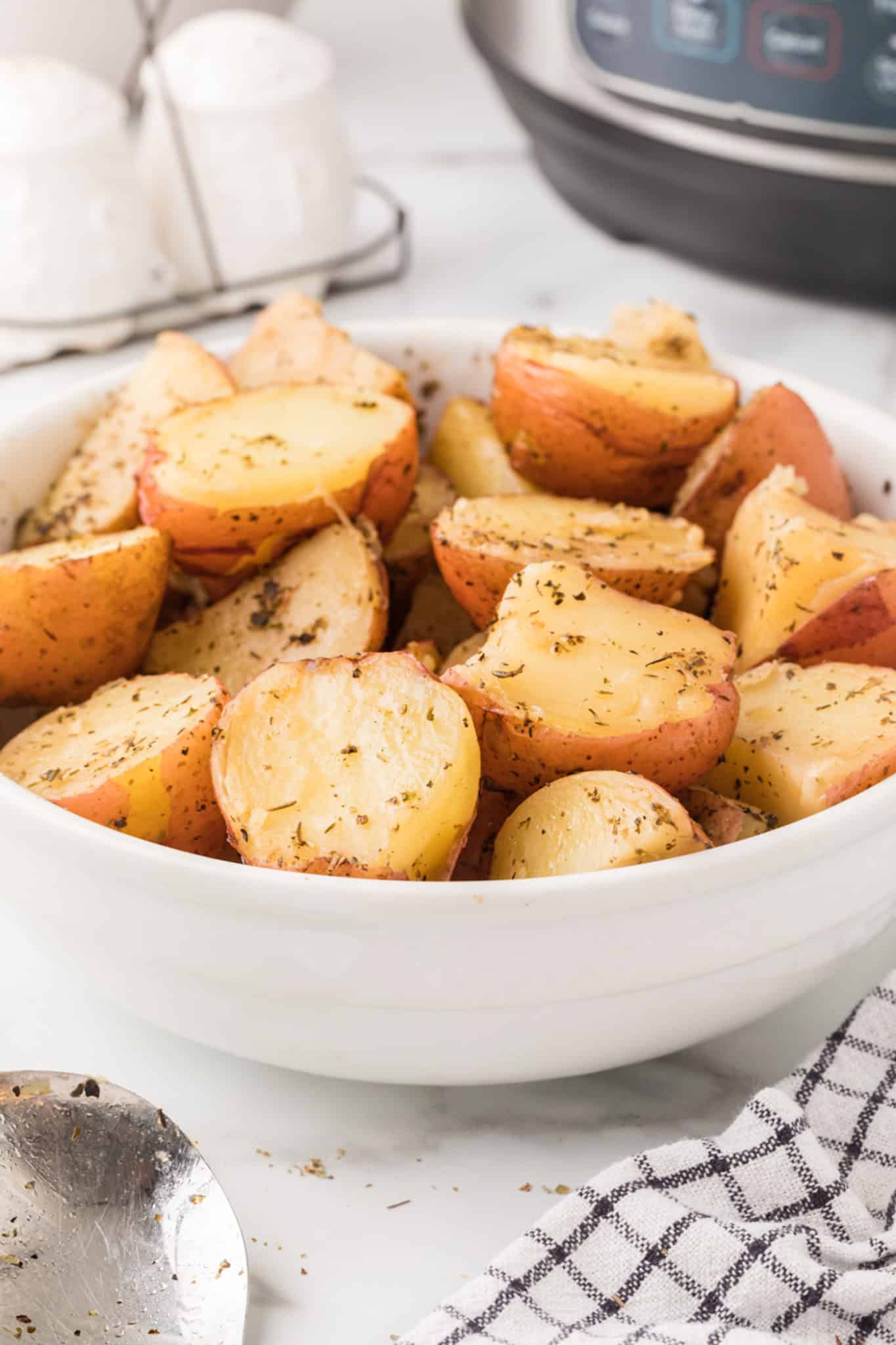 Instant pot red potatoes recipe - ready in 10 minutes