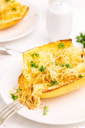 Crockpot Spaghetti Squash | Cooked Whole - Clean Eating Kitchen