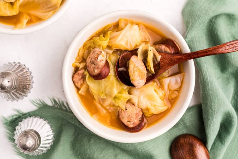 Instant Pot Sausage Cabbage Bowl with Quinoa - Pressure Cooker Meal
