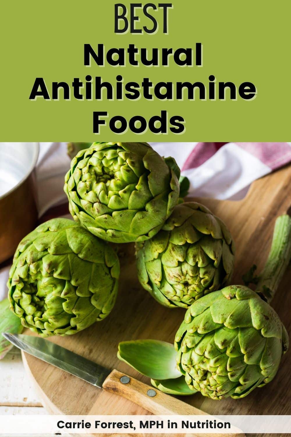 Best Natural Antihistamine Foods Pin 2 
