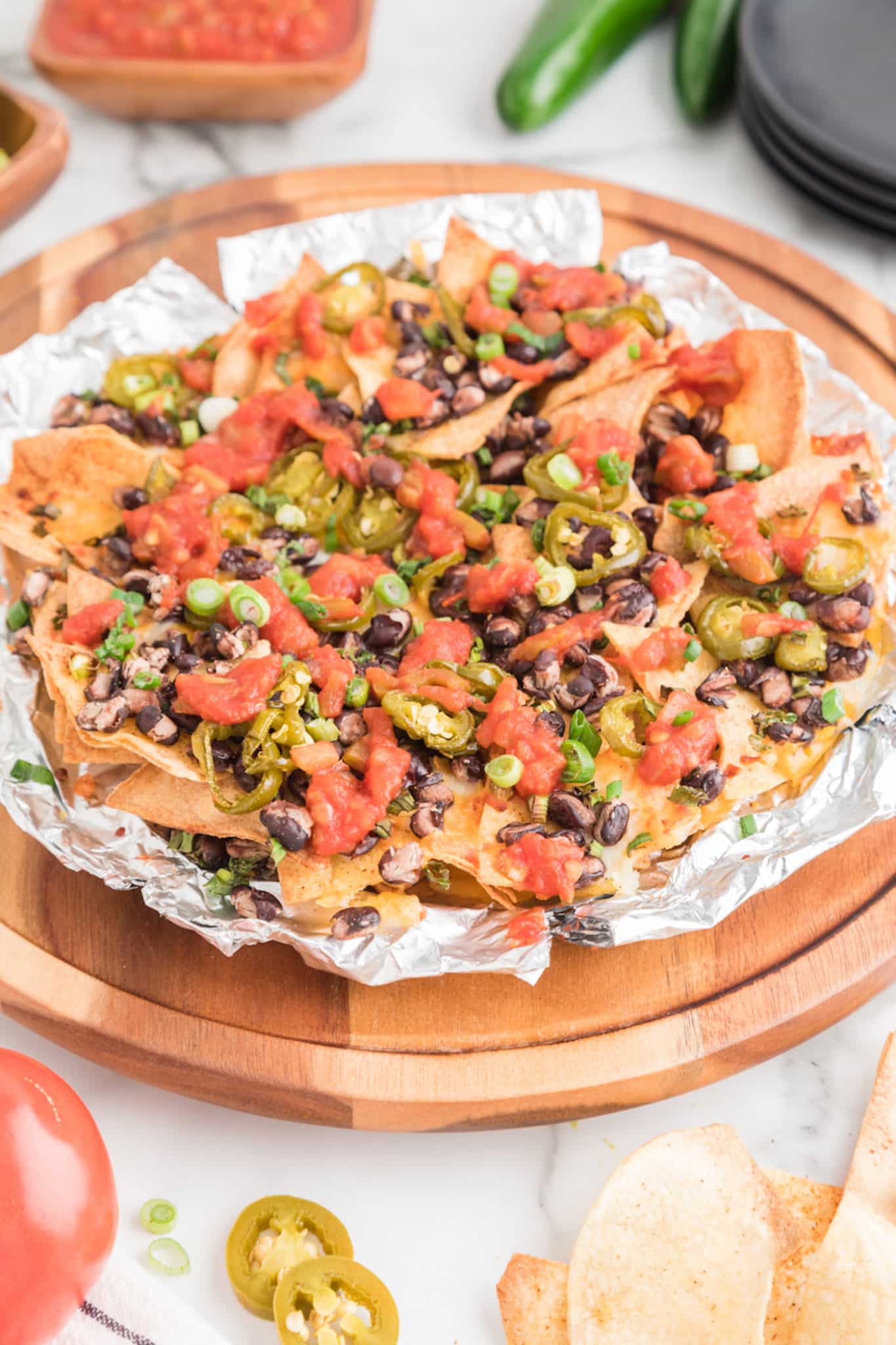 Air Fryer Plate Nachos - Mommy Hates Cooking