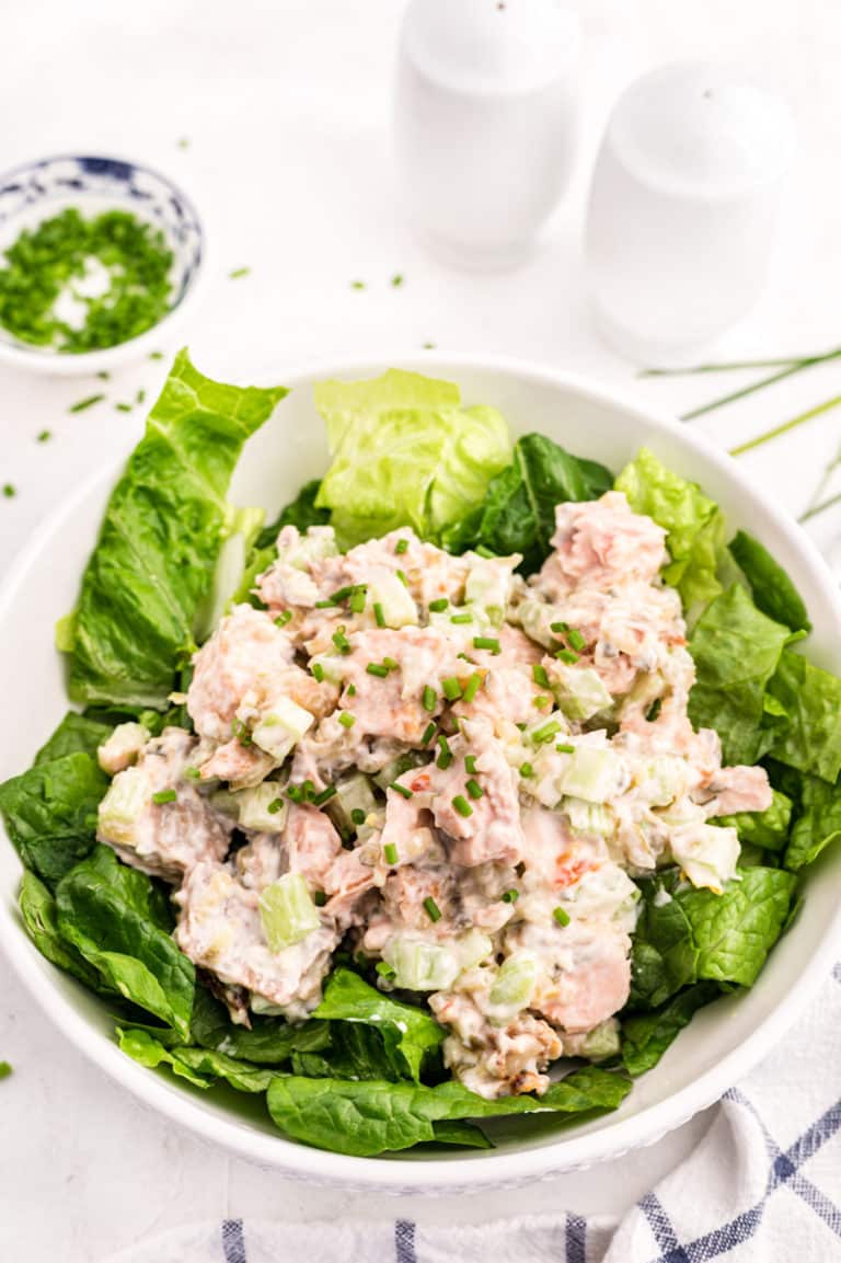 Salmon Salad with Mayo - Clean Eating Kitchen