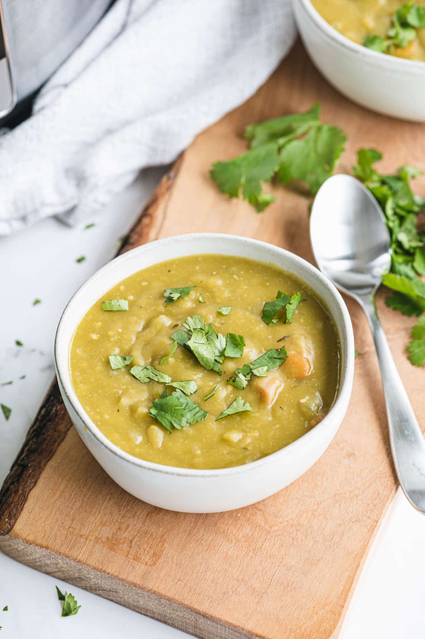 Instant Pot Split Pea Soup - Healthier Steps