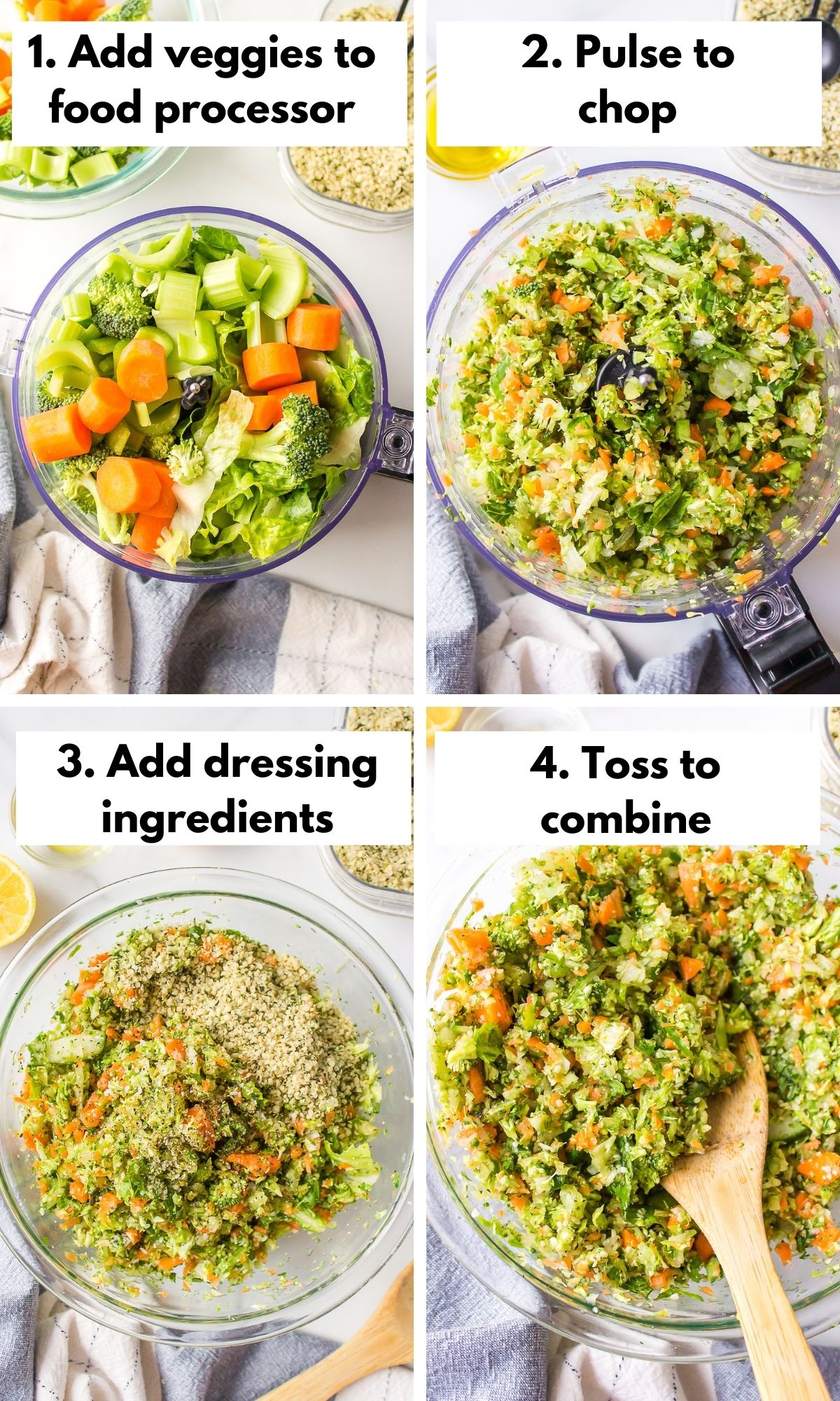 Easy Food Processor Chopped Salad Recipe & Tips