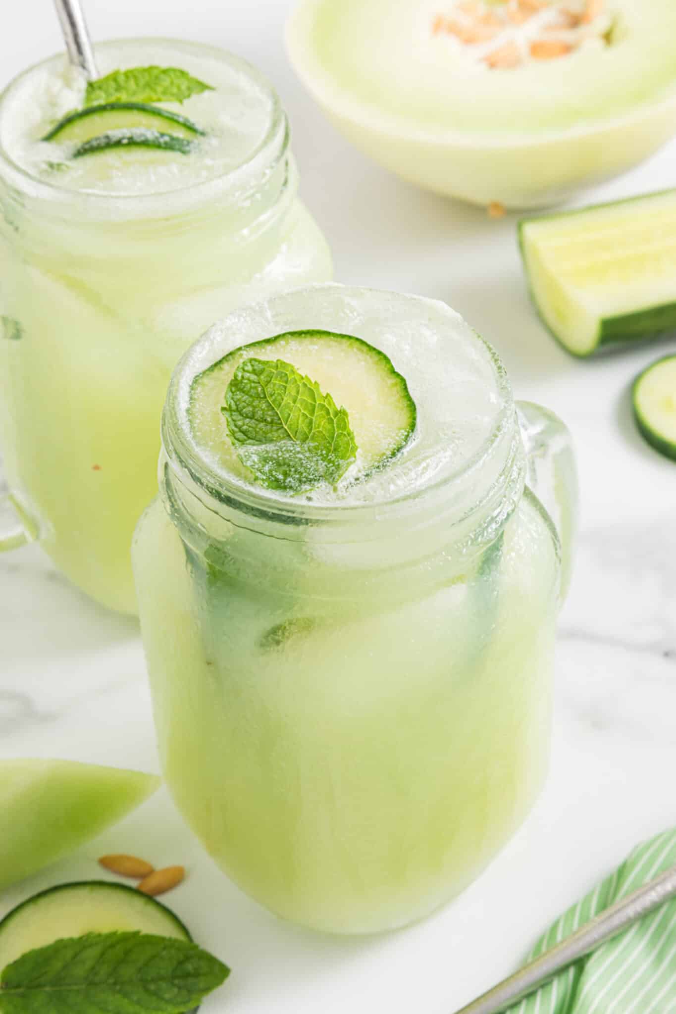Melon Thyme Shrub - a delicious drinking vinegar — Inherited Salt