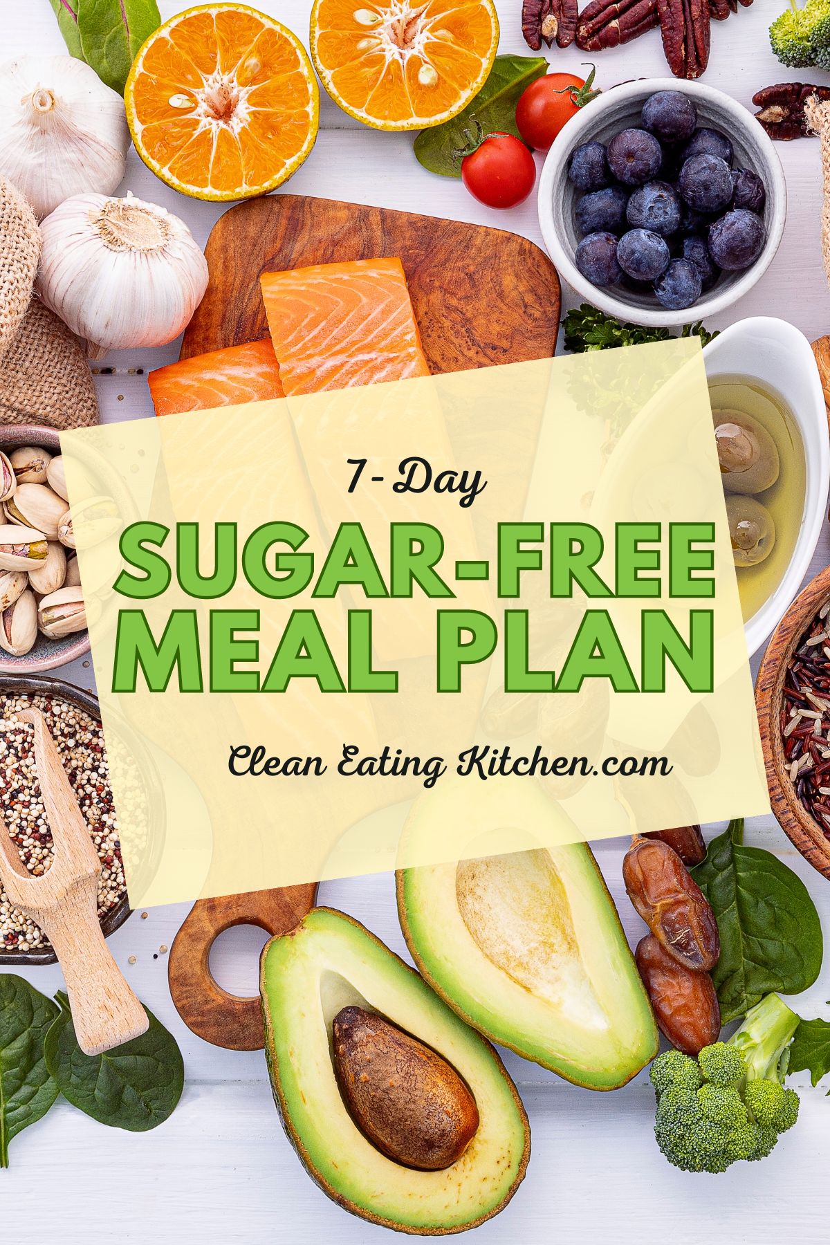 Free 7-Day Sugar-Free Diet Meal Plan (No Sugar Recipes)
